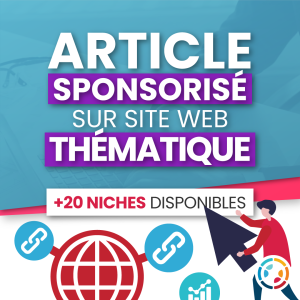 article sponsorisé site thématique seo